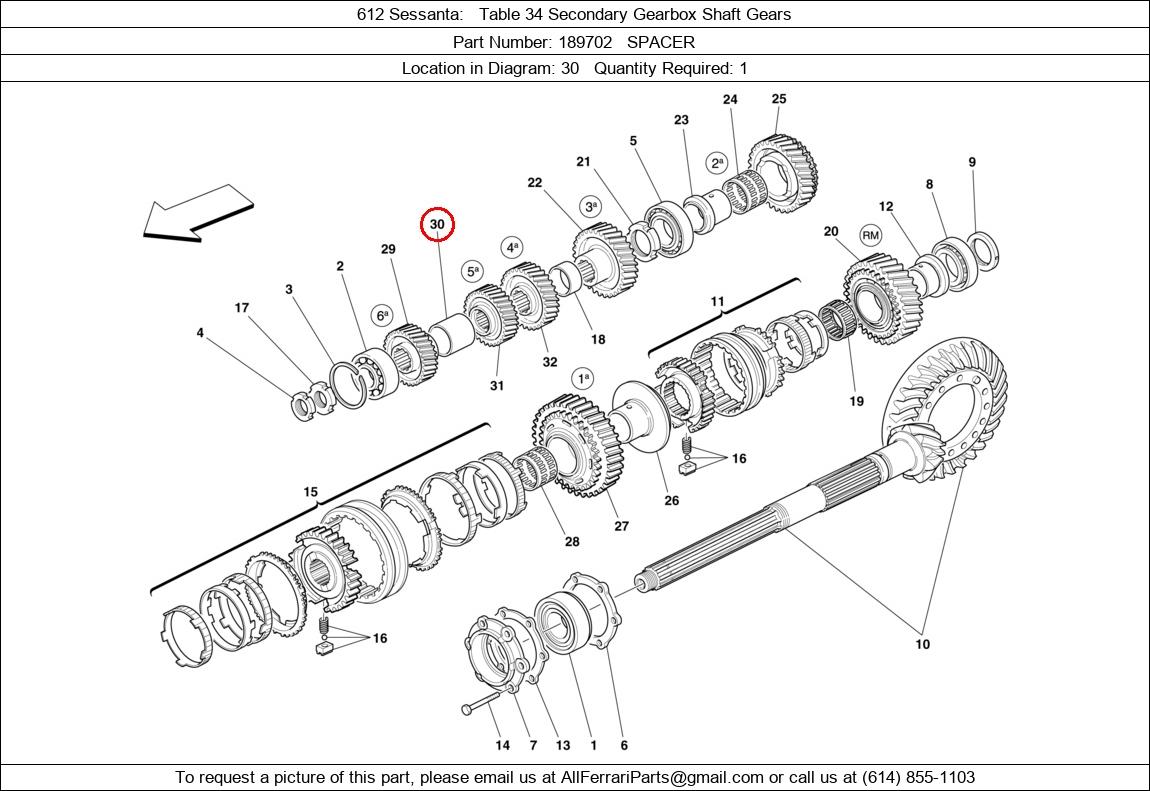 Ferrari Part 189702