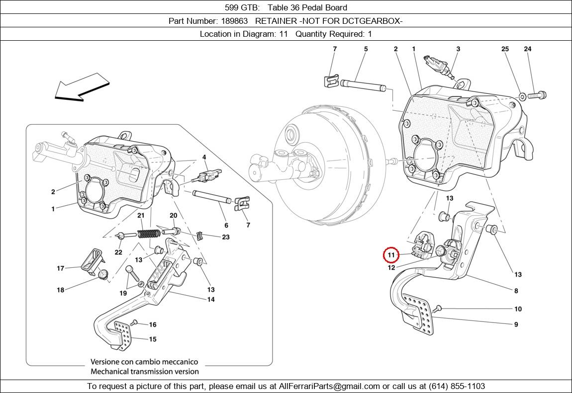 Ferrari Part 189863