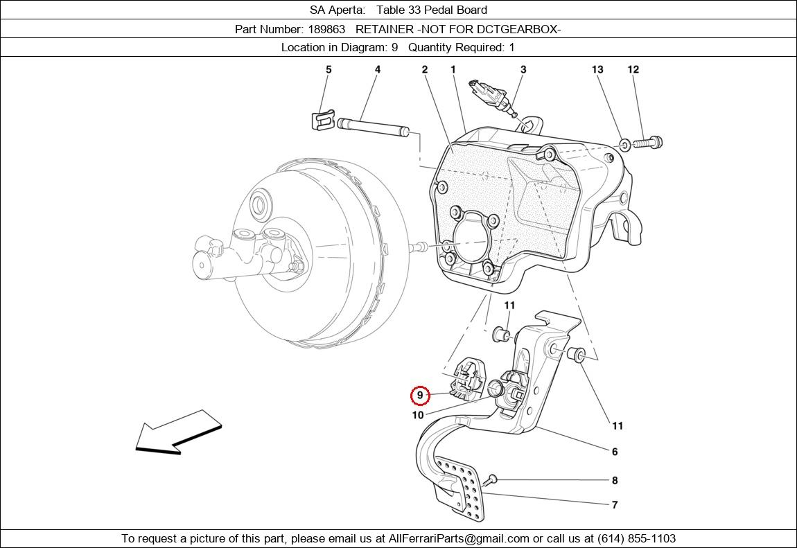 Ferrari Part 189863