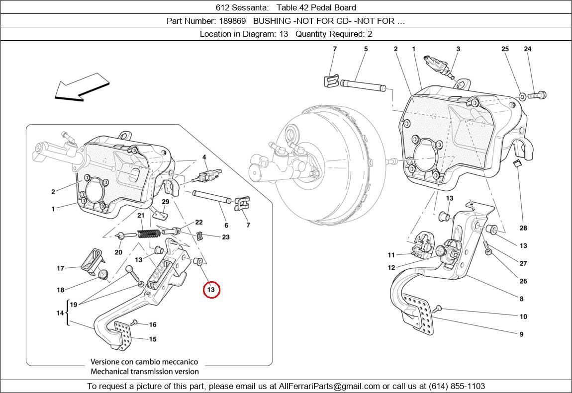 Ferrari Part 189869