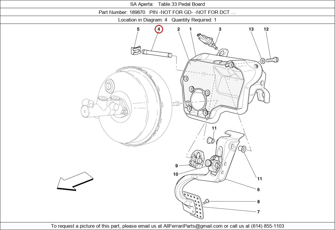 Ferrari Part 189870