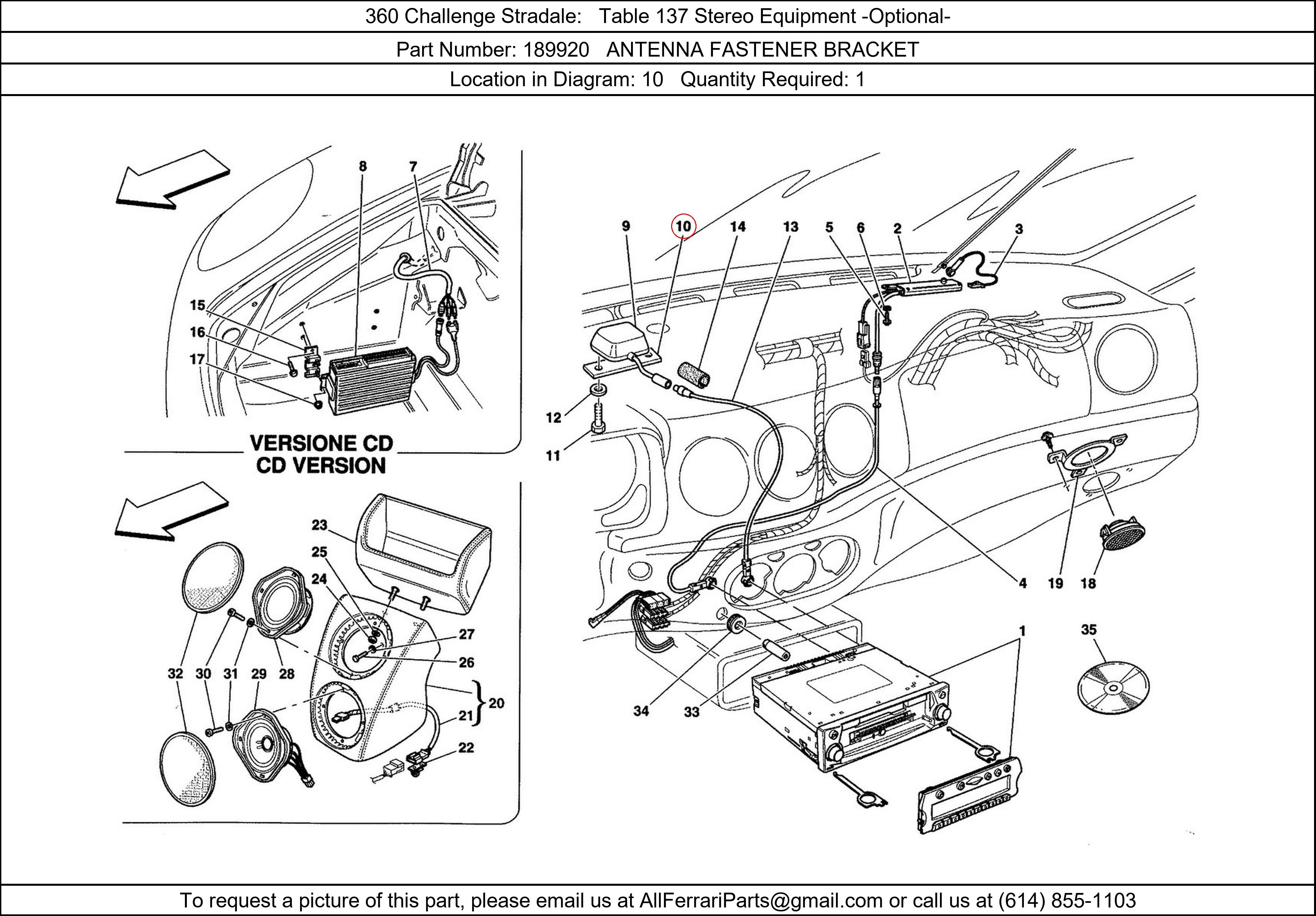 Ferrari Part 189920