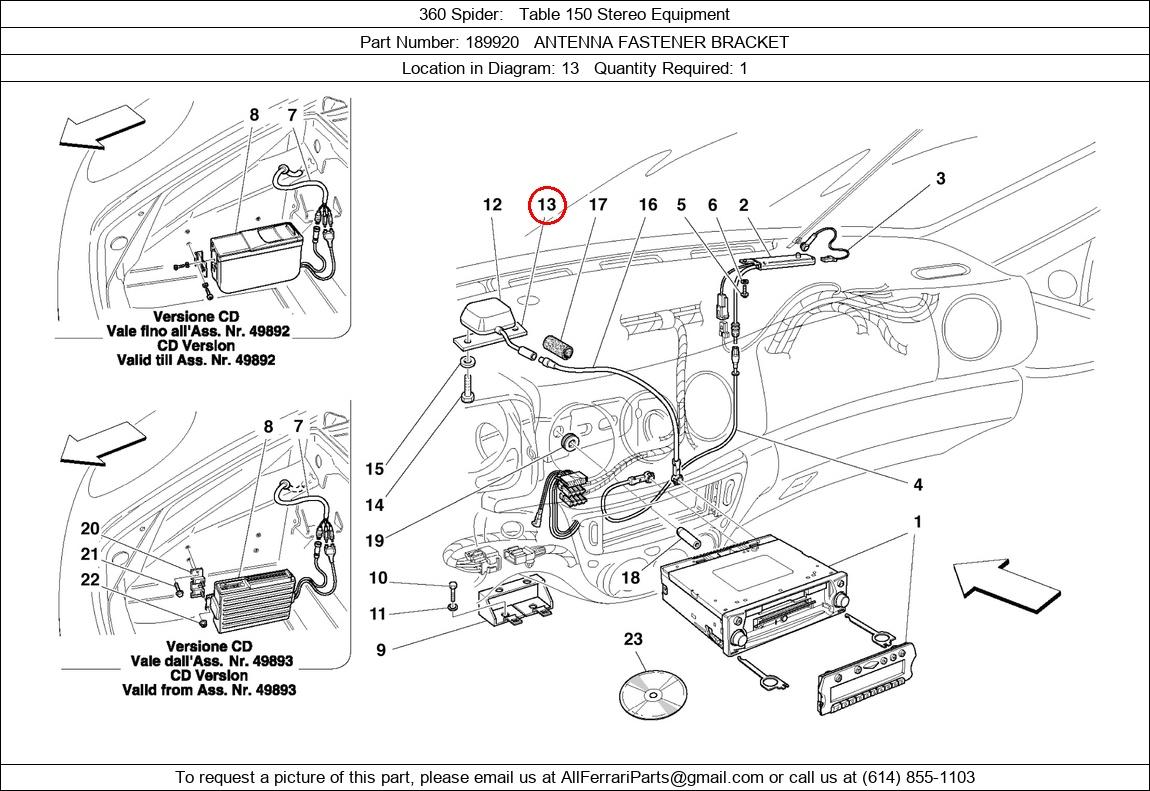 Ferrari Part 189920