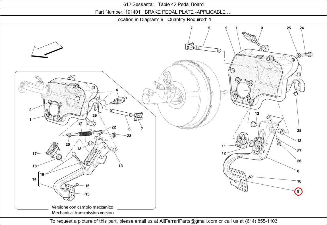 Ferrari Part 191401