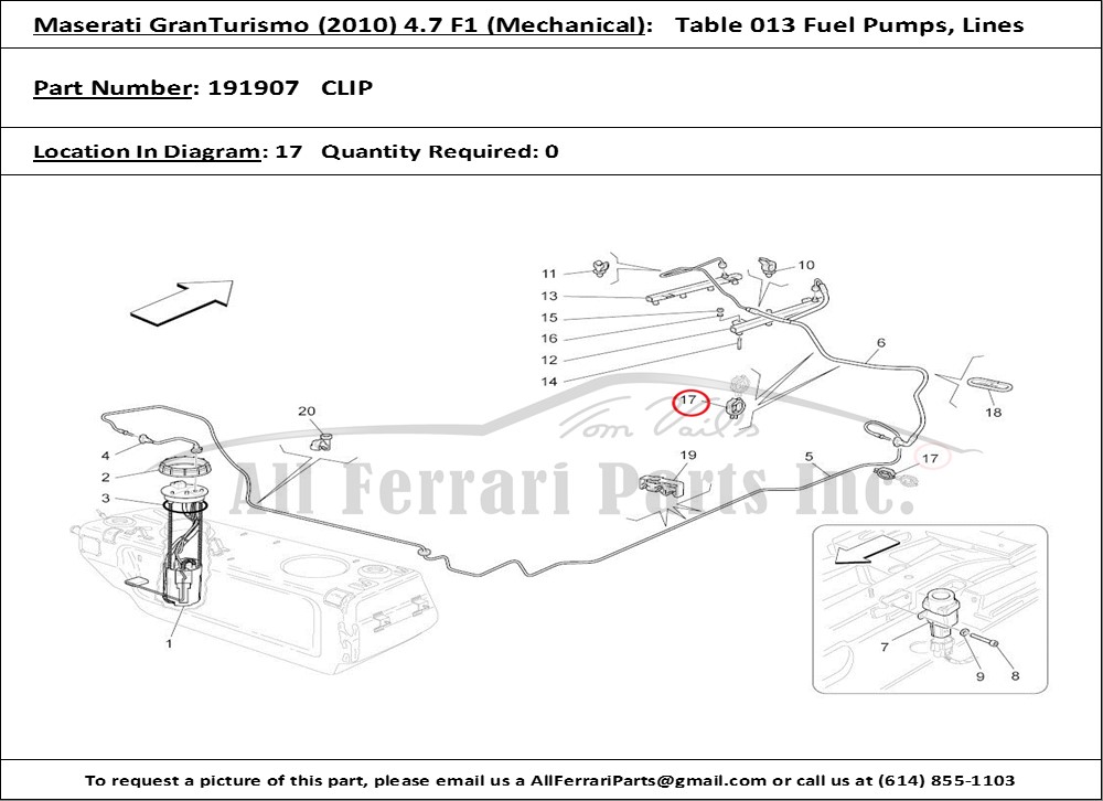 Ferrari Part 191907