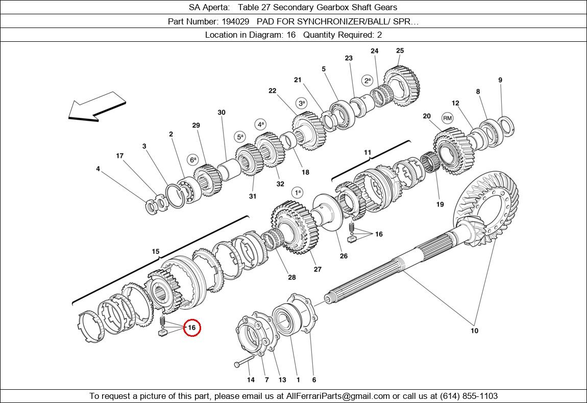 Ferrari Part 194029