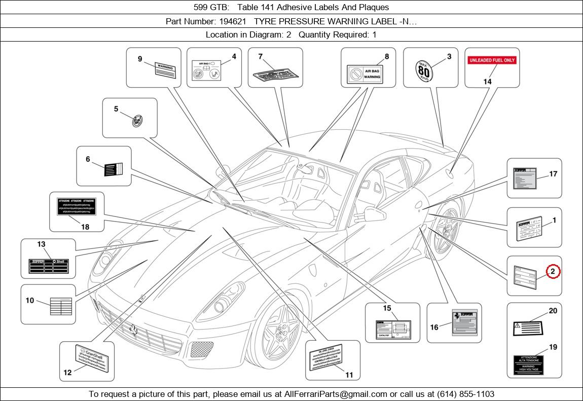 Ferrari Part 194621