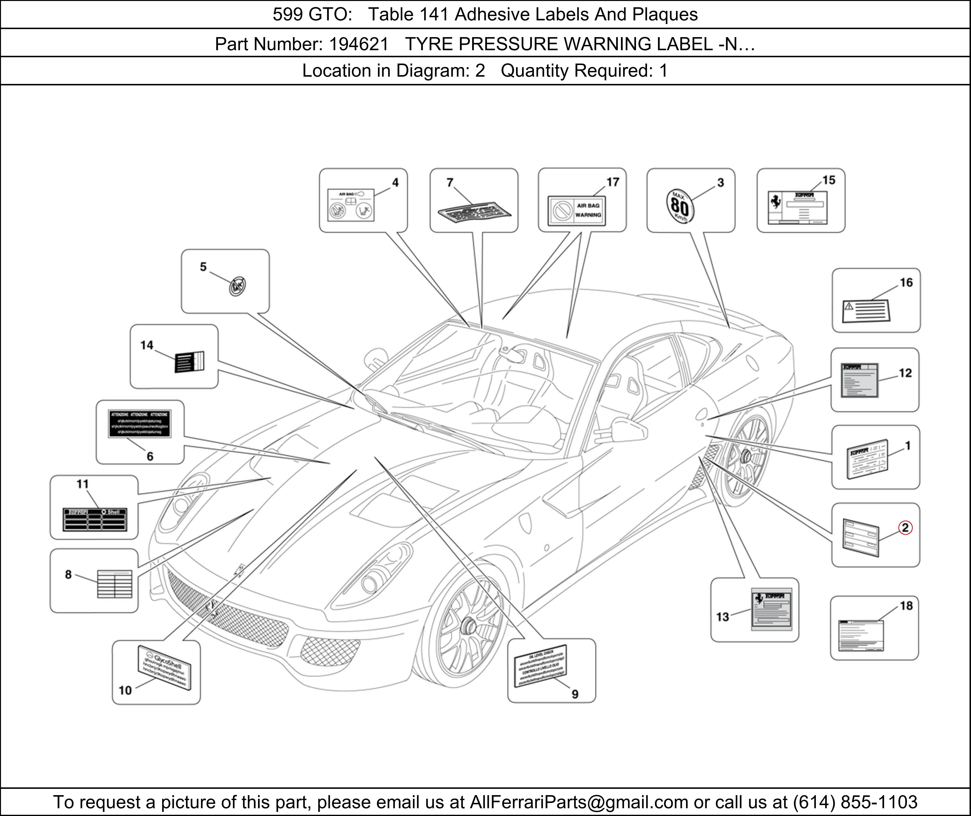 Ferrari Part 194621