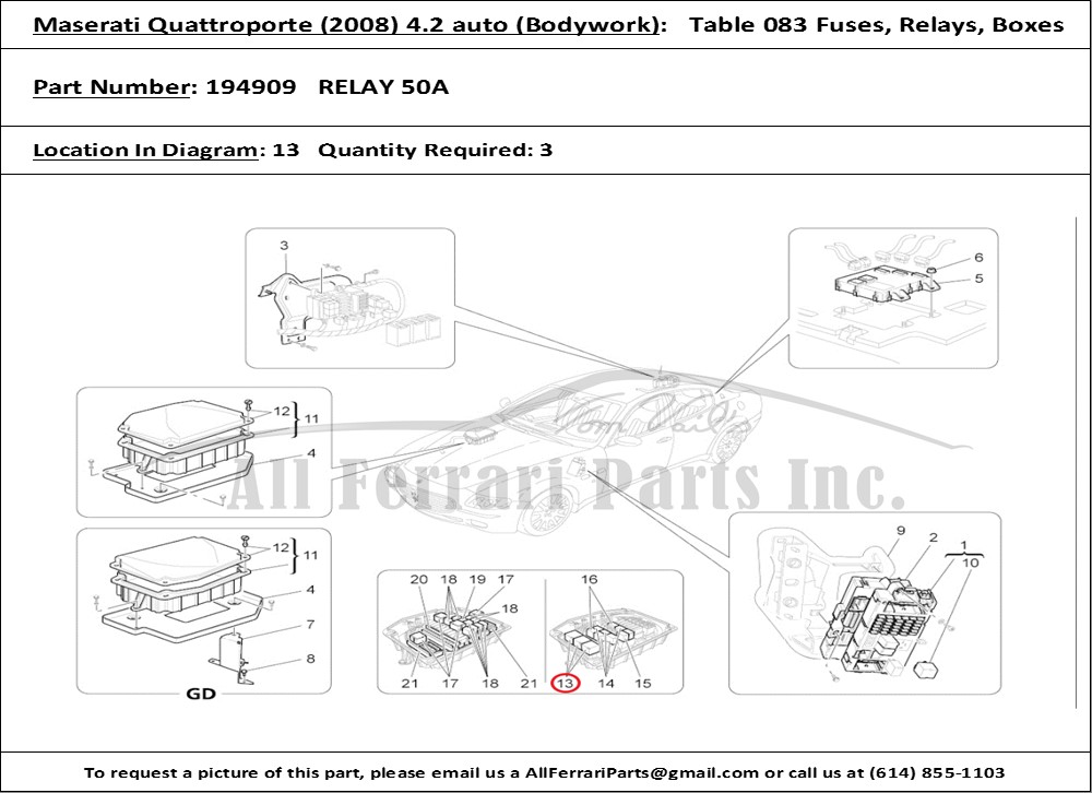 Ferrari Part 194909