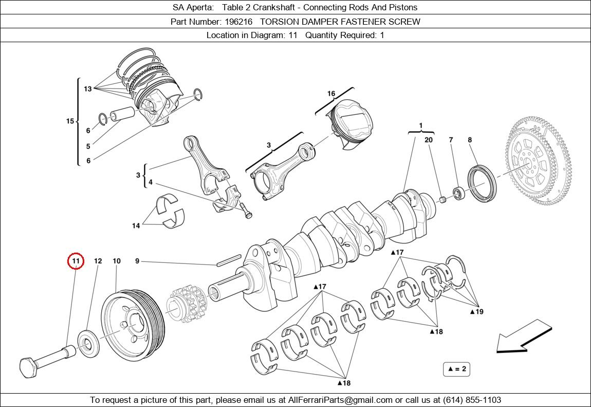 Ferrari Part 196216