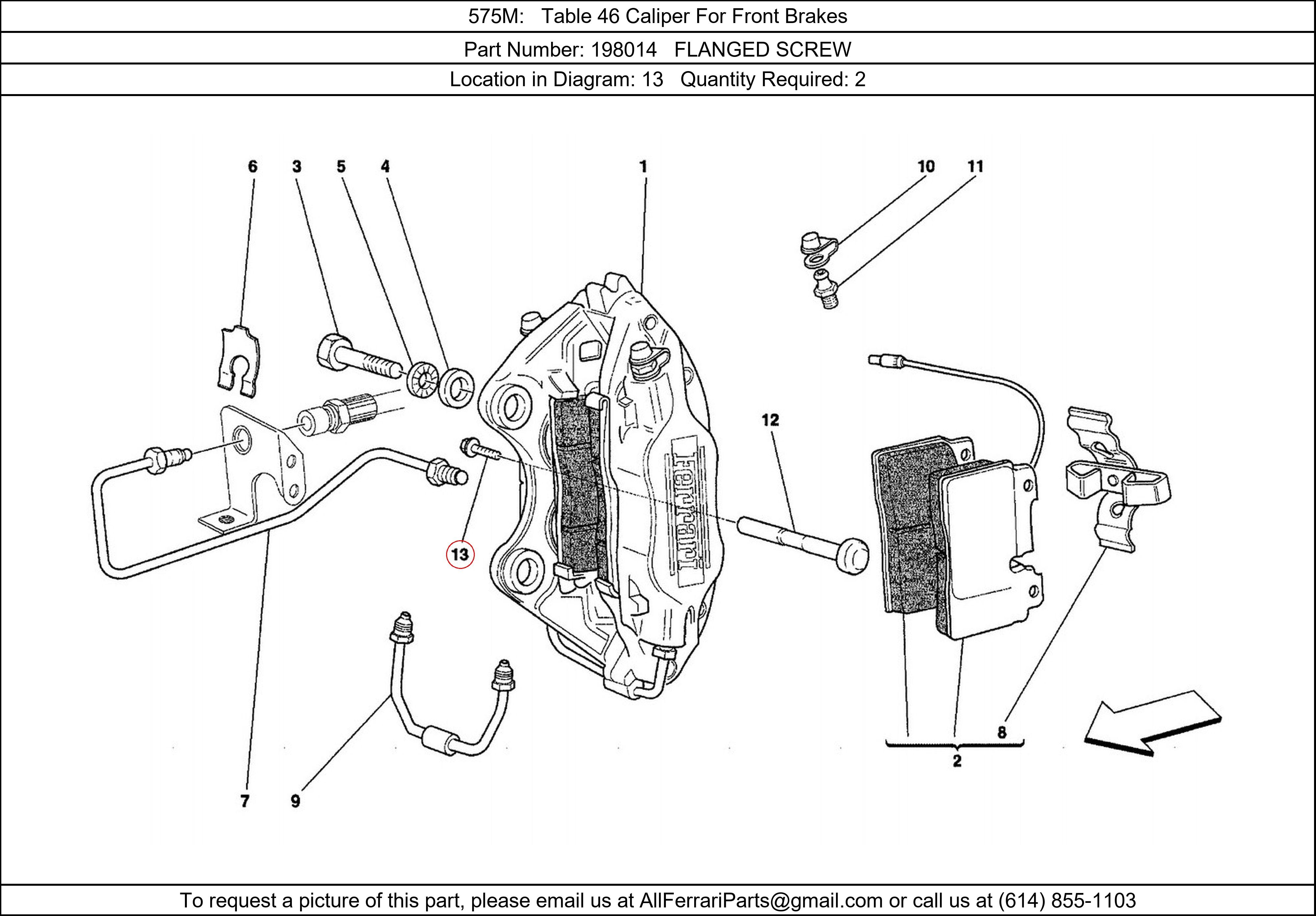 Ferrari Part 198014