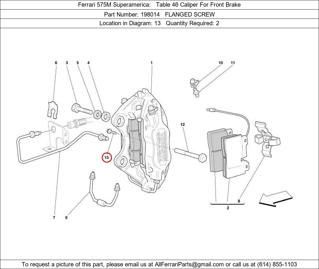 Ferrari Part 198014