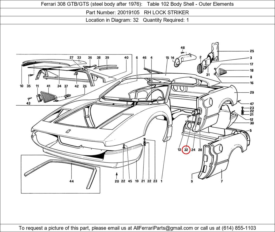 Ferrari Part 20019105