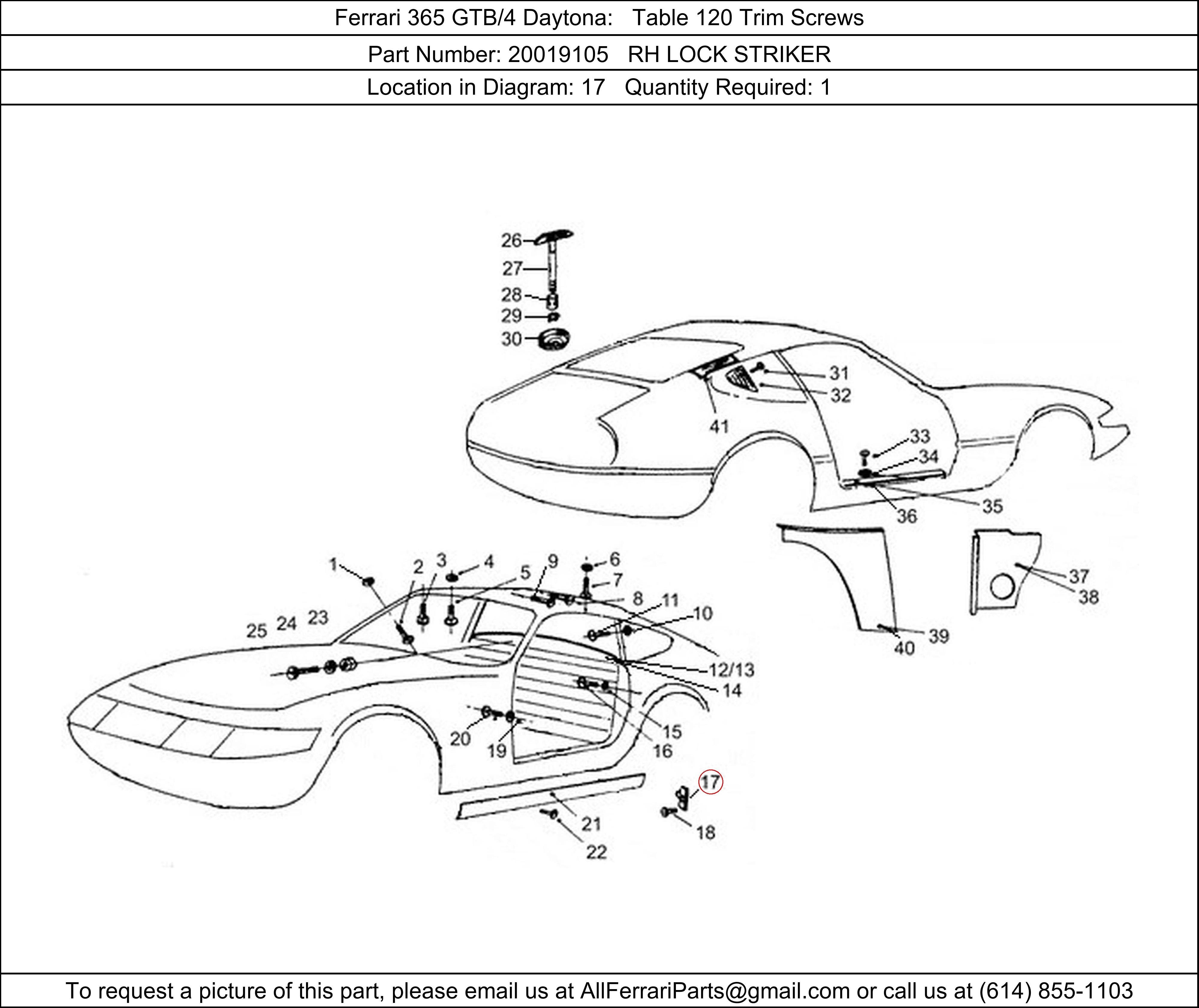 Ferrari Part 20019105