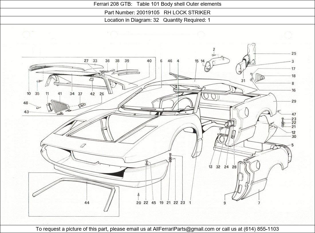 Ferrari Part 20019105