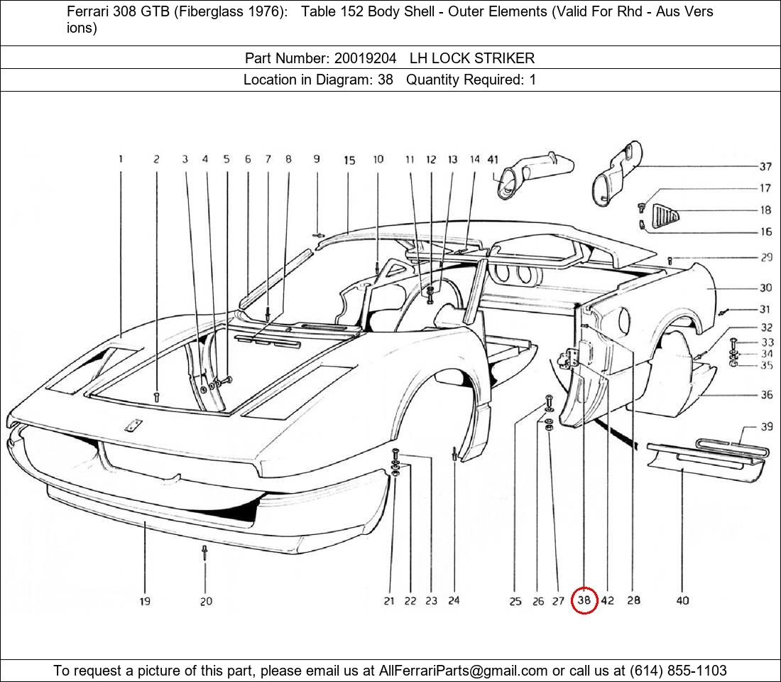 Ferrari Part 20019204