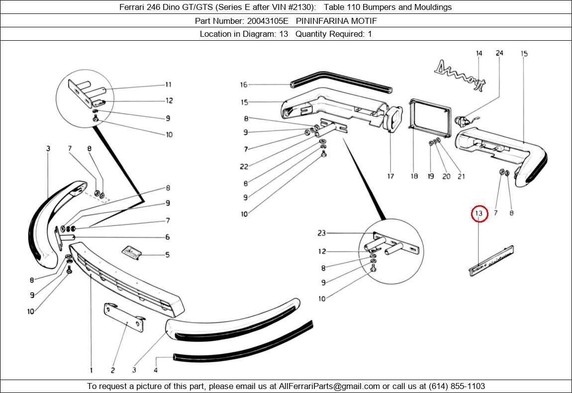 Ferrari Part 20043105E