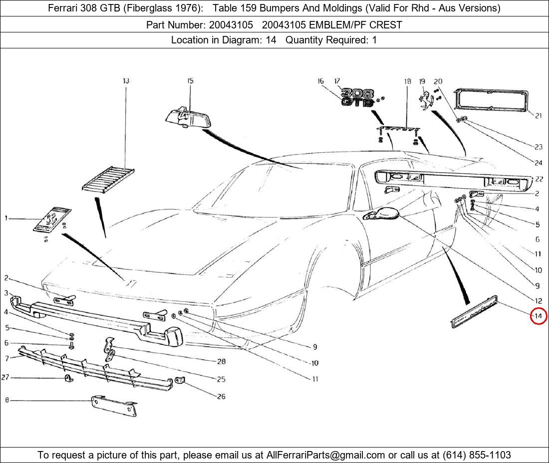 Ferrari Part 20043105