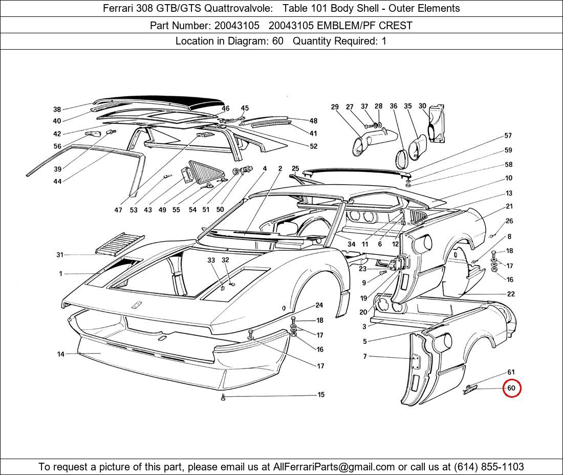 Ferrari Part 20043105