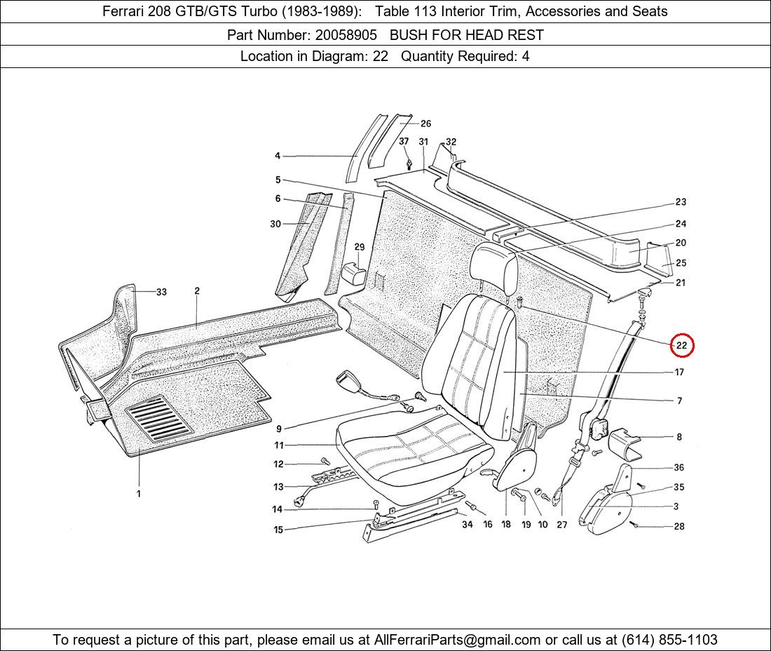 Ferrari Part 20058905