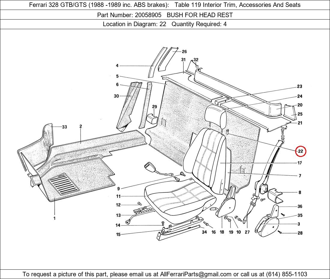 Ferrari Part 20058905