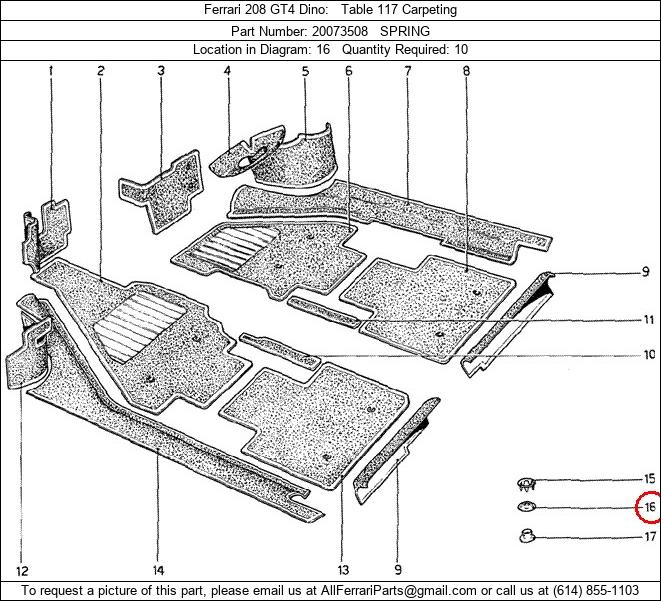 Ferrari Part 20073508