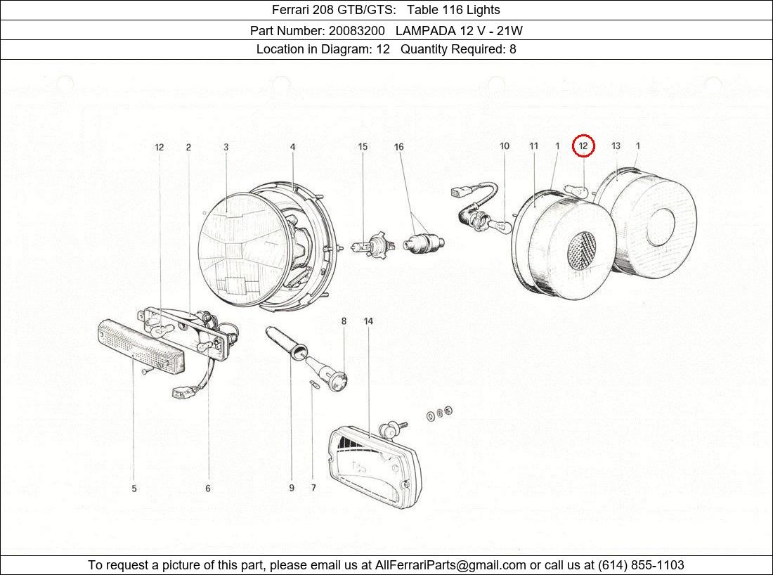 Ferrari Part 20083200