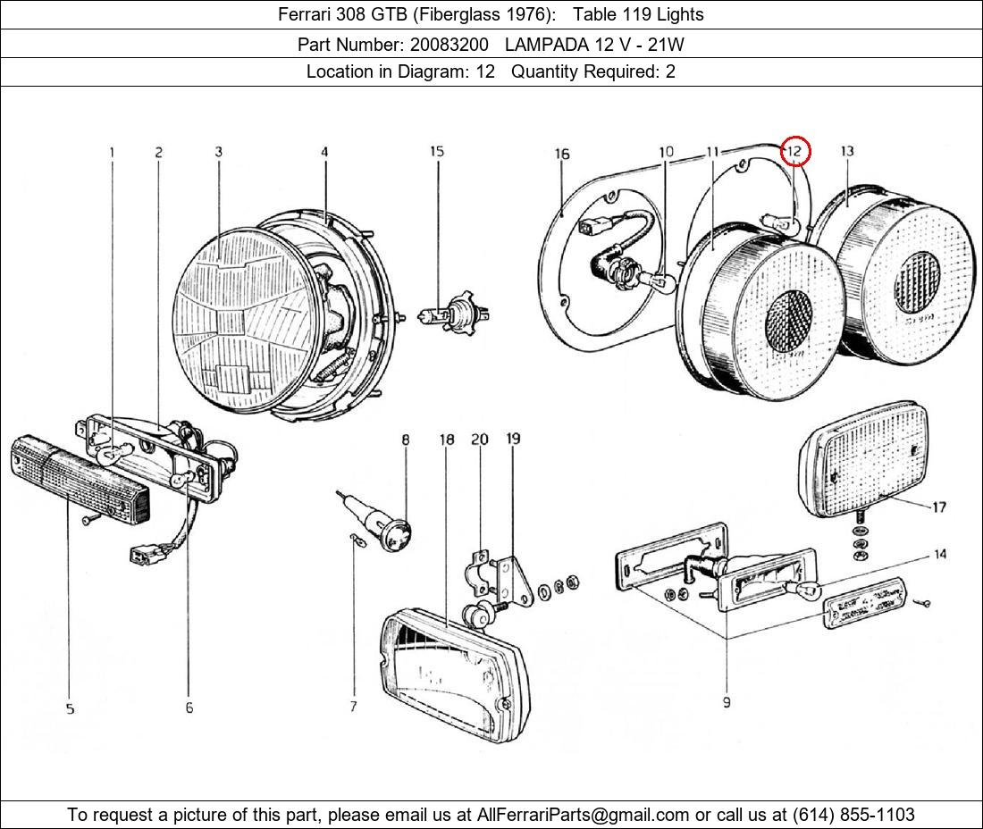 Ferrari Part 20083200