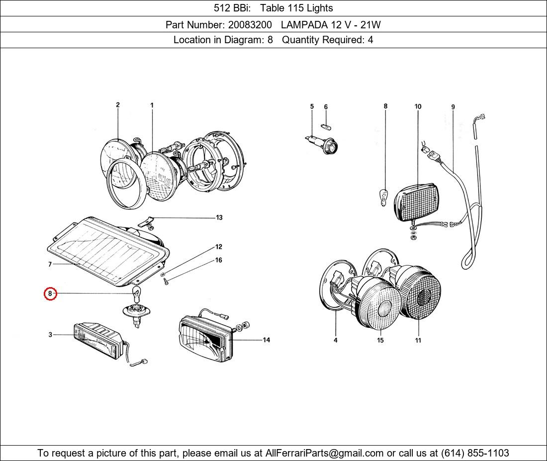 Ferrari Part 20083200