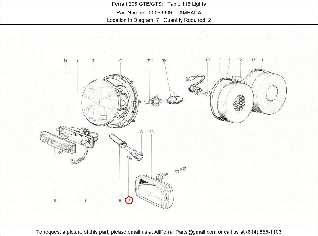 Ferrari Part 20083309