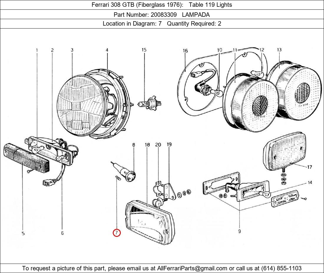 Ferrari Part 20083309