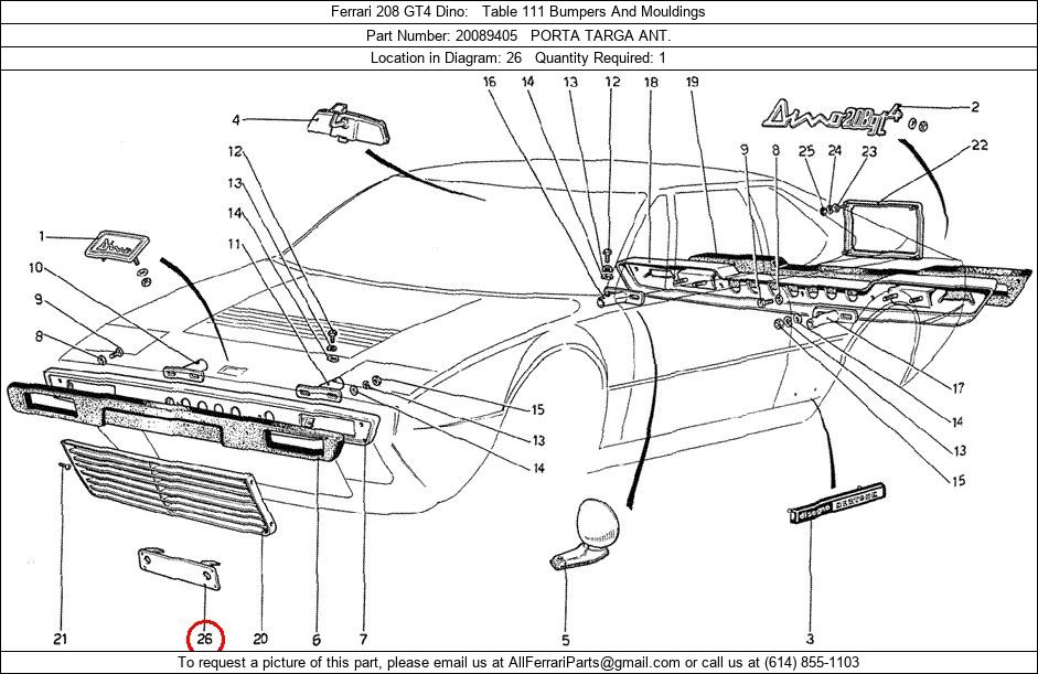 Ferrari Part 20089405