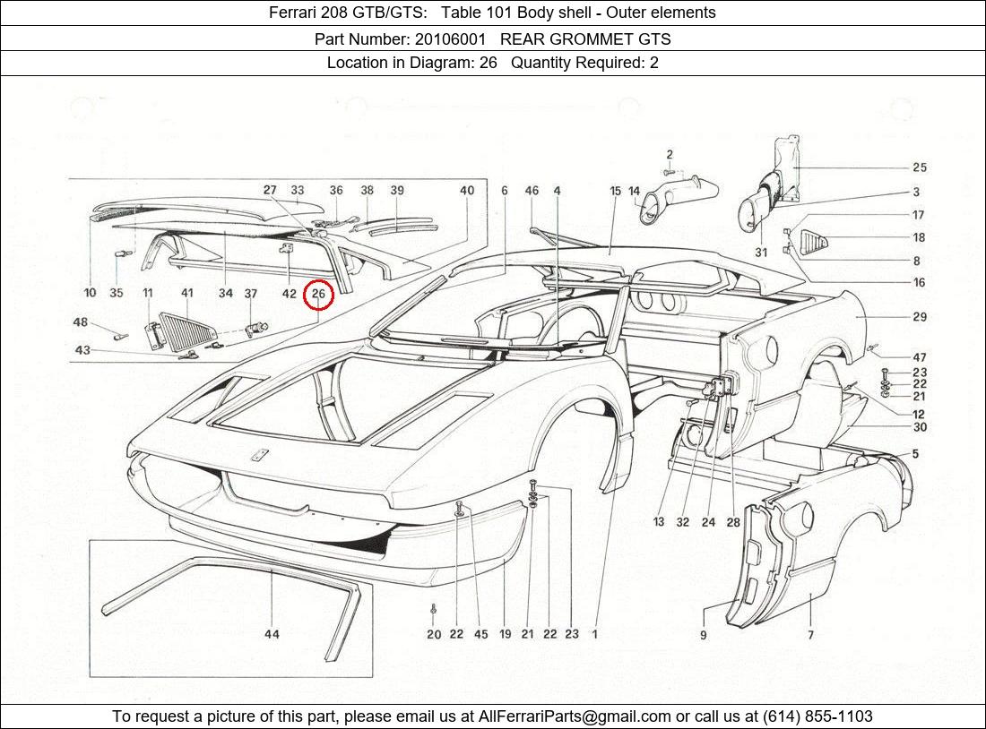 Ferrari Part 20106001