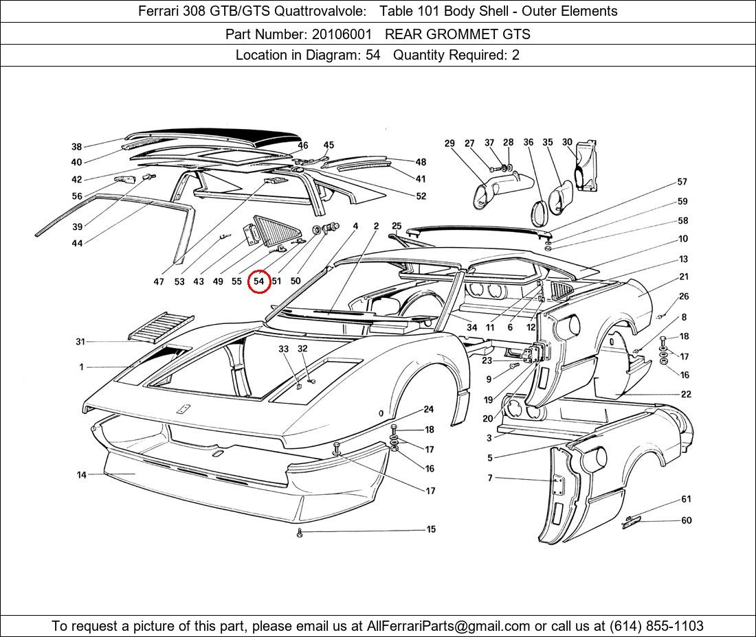 Ferrari Part 20106001