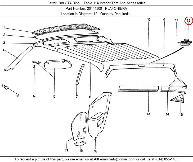 Ferrari Part 20144309