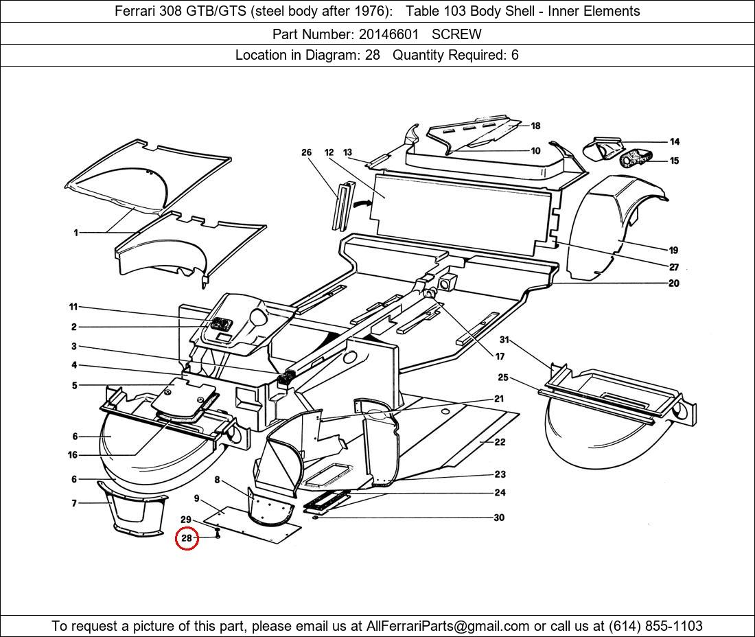 Ferrari Part 20146601