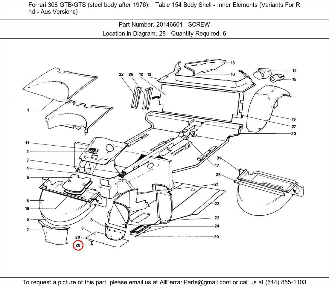 Ferrari Part 20146601