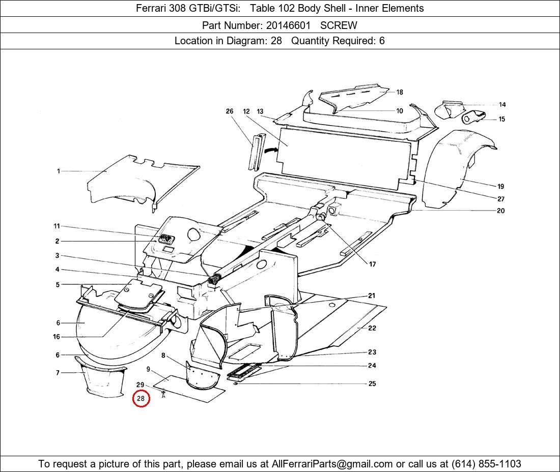 Ferrari Part 20146601