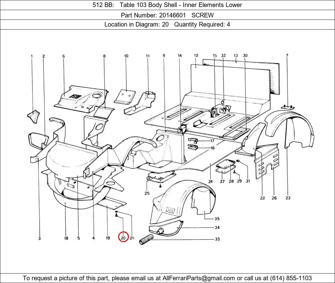 Ferrari Part 20146601