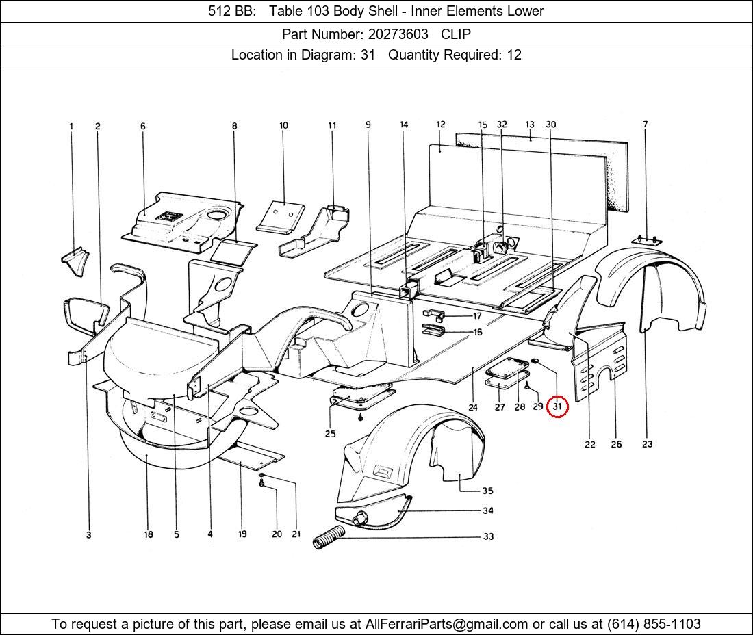 Ferrari Part 20273603