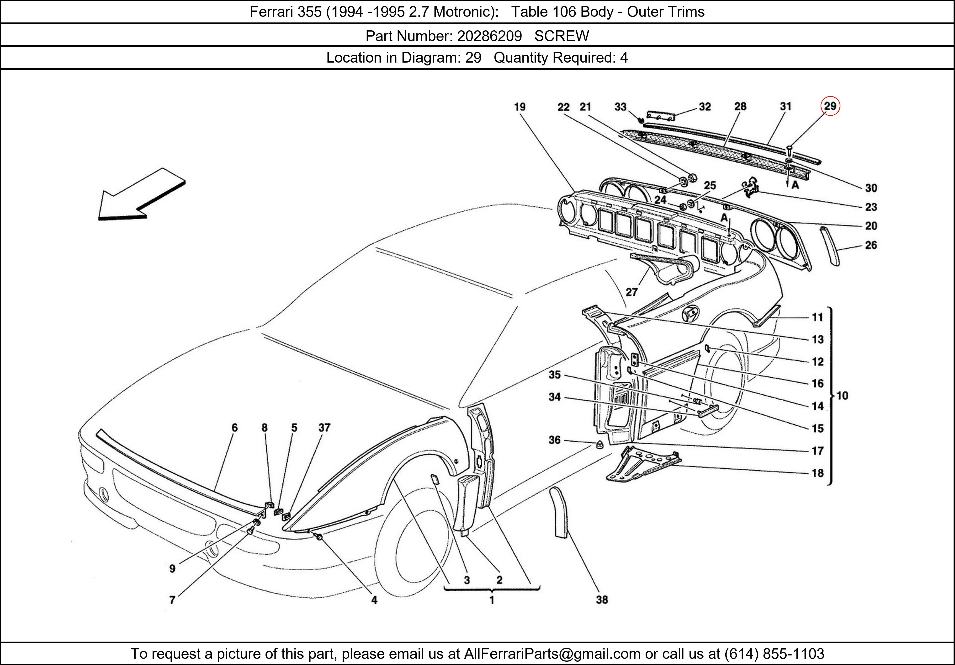 Ferrari Part 20286209