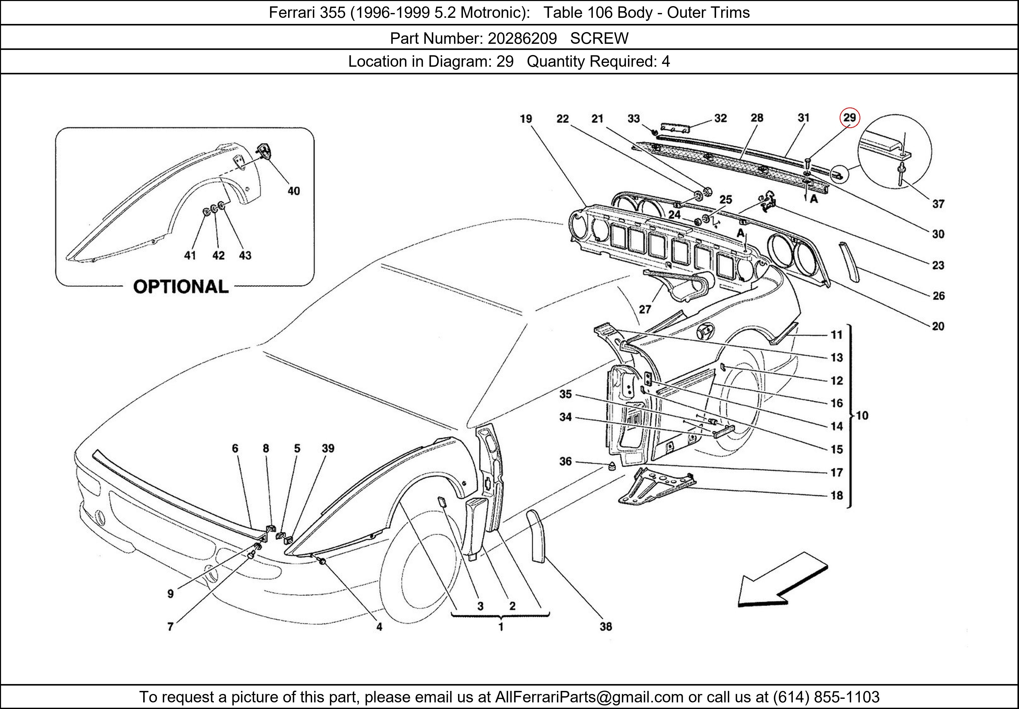 Ferrari Part 20286209