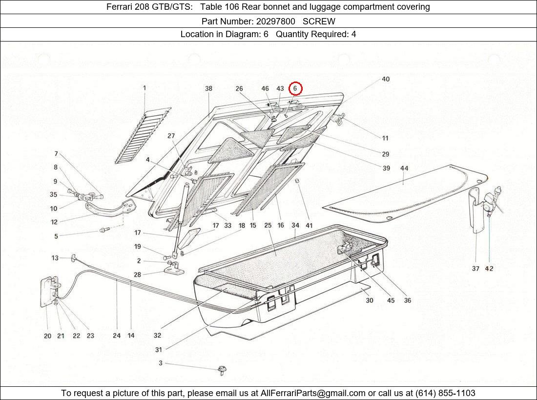 Ferrari Part 20297800