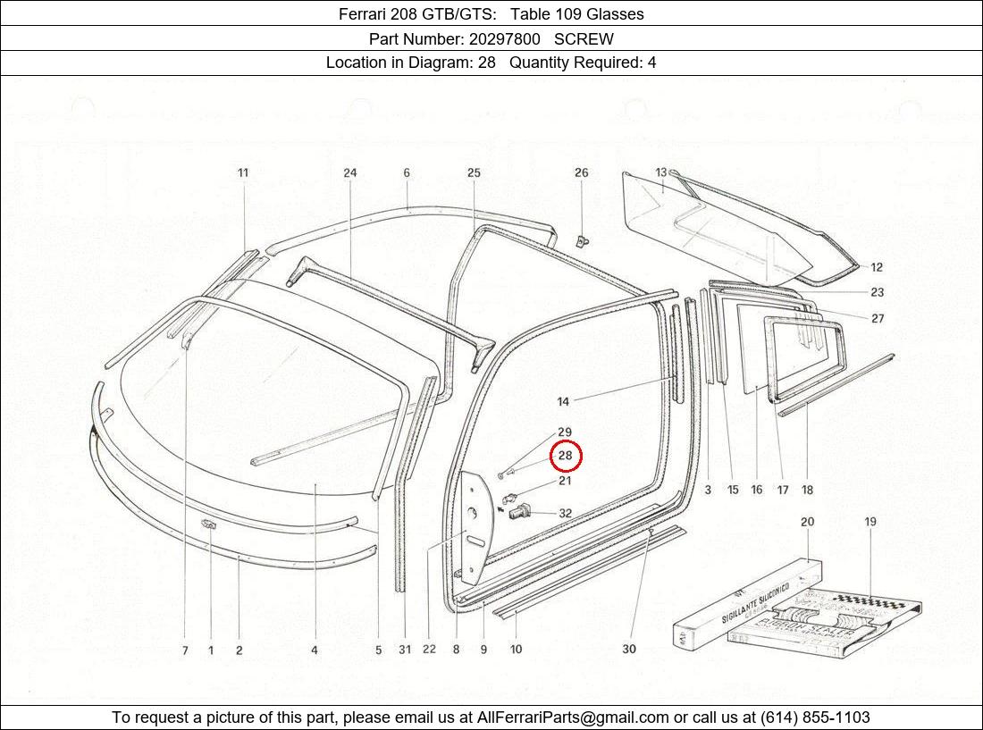 Ferrari Part 20297800