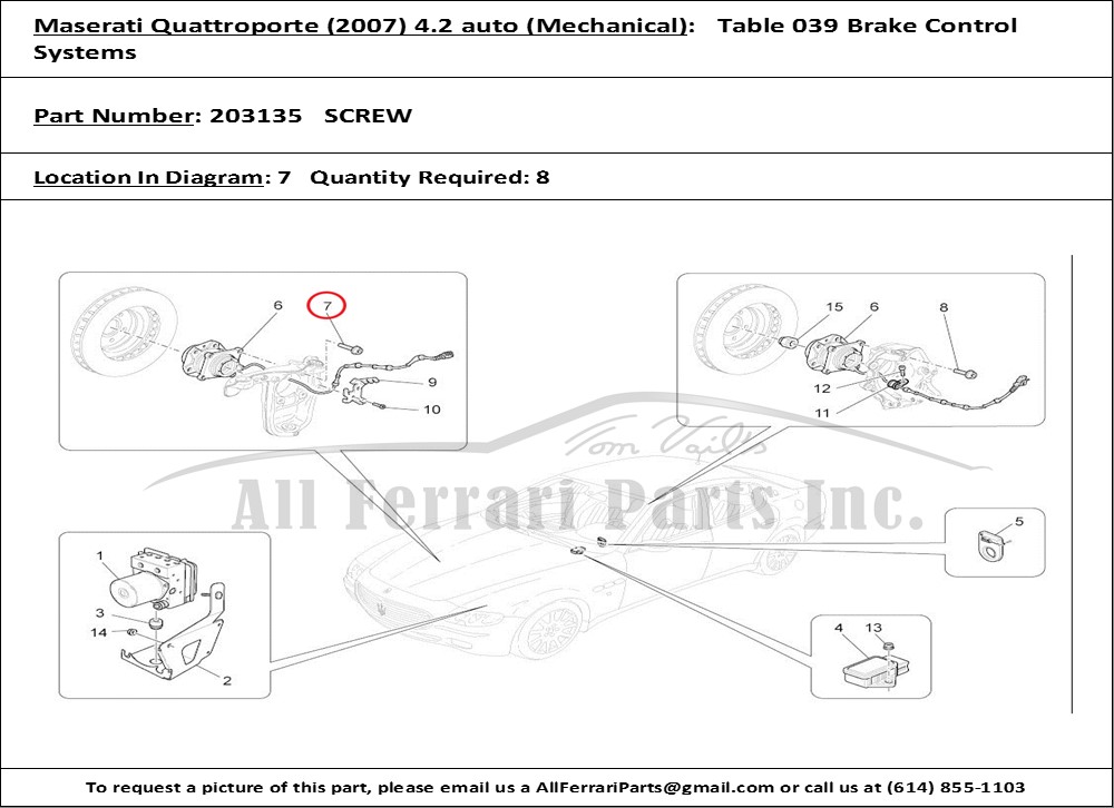 Ferrari Part 203135