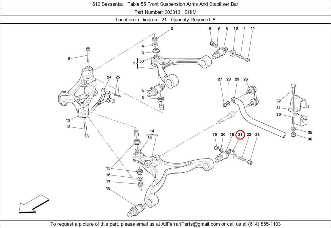 Ferrari Part 203313
