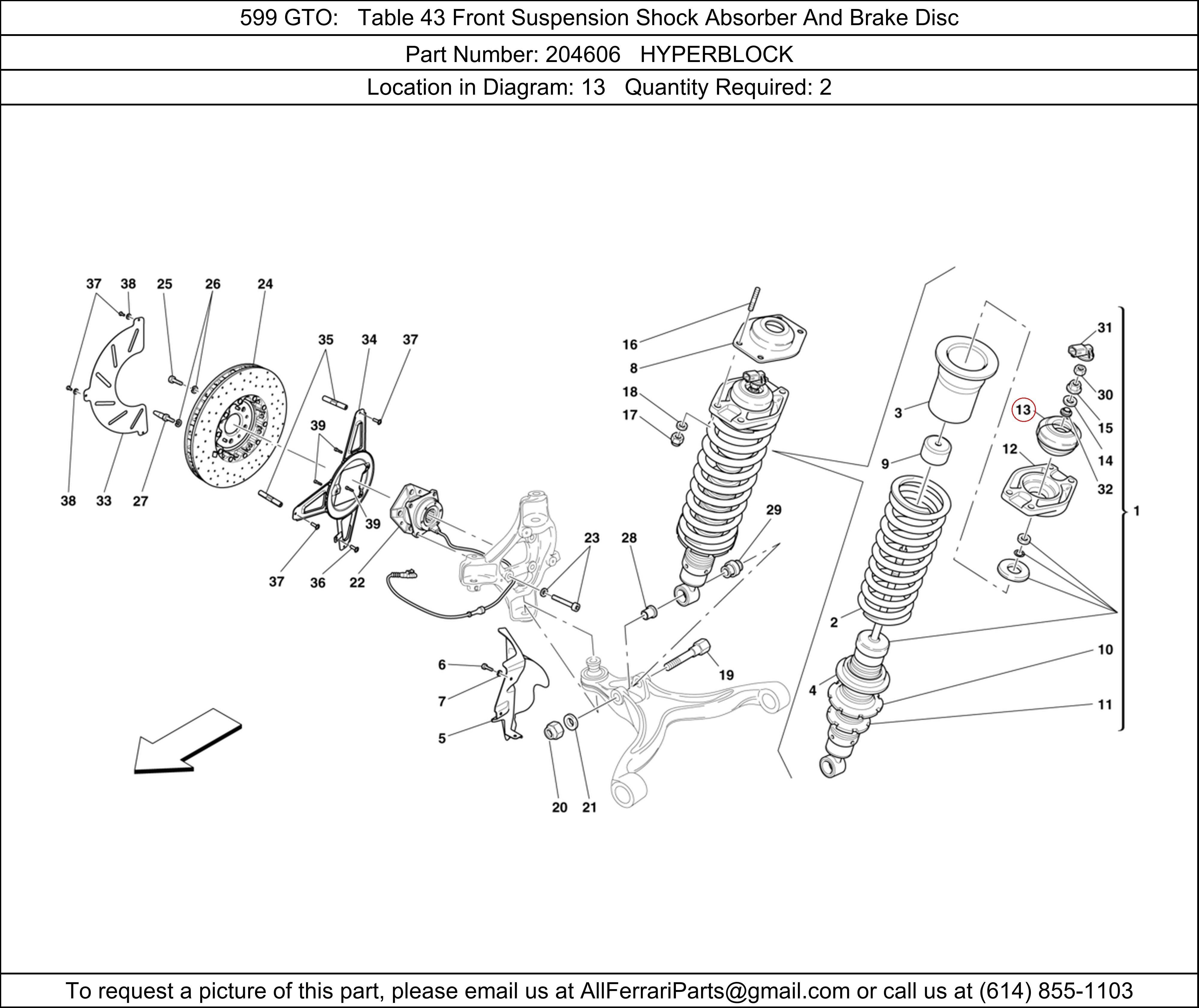Ferrari Part 204606
