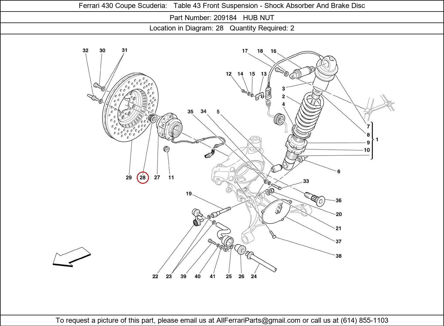 Ferrari Part 209184