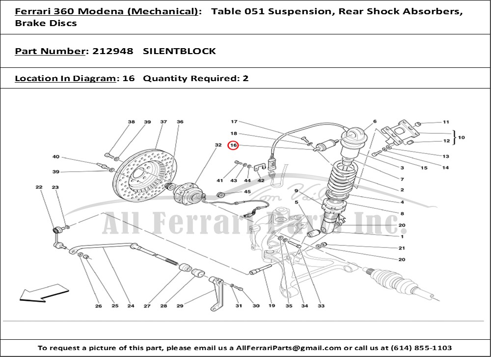 Ferrari Part 212948