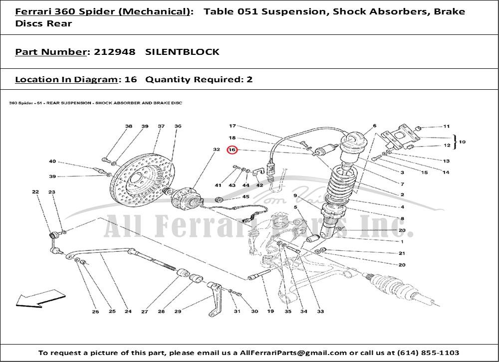 Ferrari Part 212948